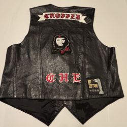 Che Guevara Chopper Led Zeppelin Biker Jacket Vest