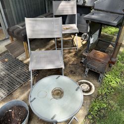 Outdoor Chair And Table
