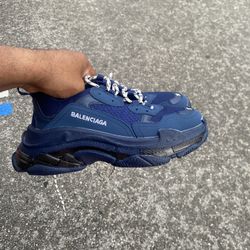 Belenciaga Triple S Navy Blue