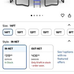 Brand New Trampoline Still In The Box