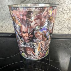 2018 Glass Movie Collectible Popcorn Bin M. Night Shyamalan