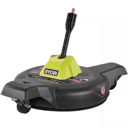 RYOBI 12 in. 3100 PSI Electric Pressure Washer Surface Cleaner with Caster Wheels=Ryb-876
