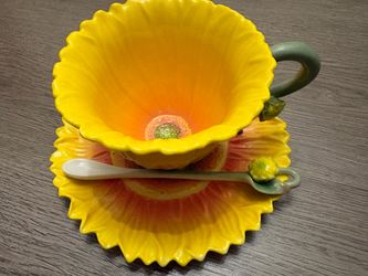 SUNFLOWER 🌻 TEA CUP