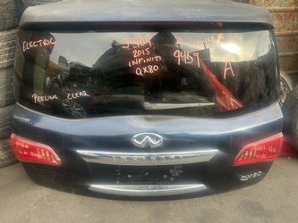 Infiniti QX80 Tailgate Trunk Lid Blue 2013 - 2017 ; J404