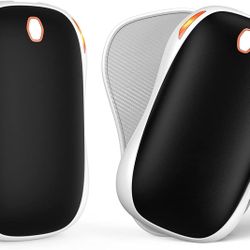 Hand Warmers Rechargeable - 5000mAh(2 Pack) WQOE Portable Pocket Electric Hand Warmer/Power Bank, 2-in-1 Magnetic USB Hand Warmers for Outdoors, Hunti