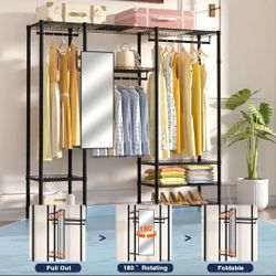 Metal Closet Rack