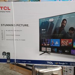 55" Screen Led Smart 4k By TCL. New SEALED