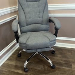 Ergonomic Office Chair Heated/ Massage/reclining With Footrest, Swivel High Back.