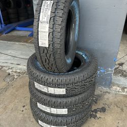 275/70/18 New Set Of Bridgestone AT Tires Installed 