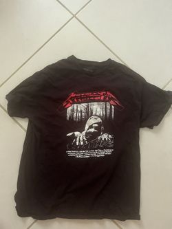 Metallica Enter Sandman T-Shirt Size L