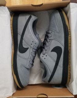 Nike SB Dunk Low Cool Grey Orange Label Size 11