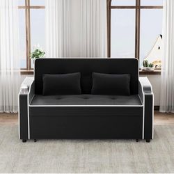 Black And White Pull Out Couch 