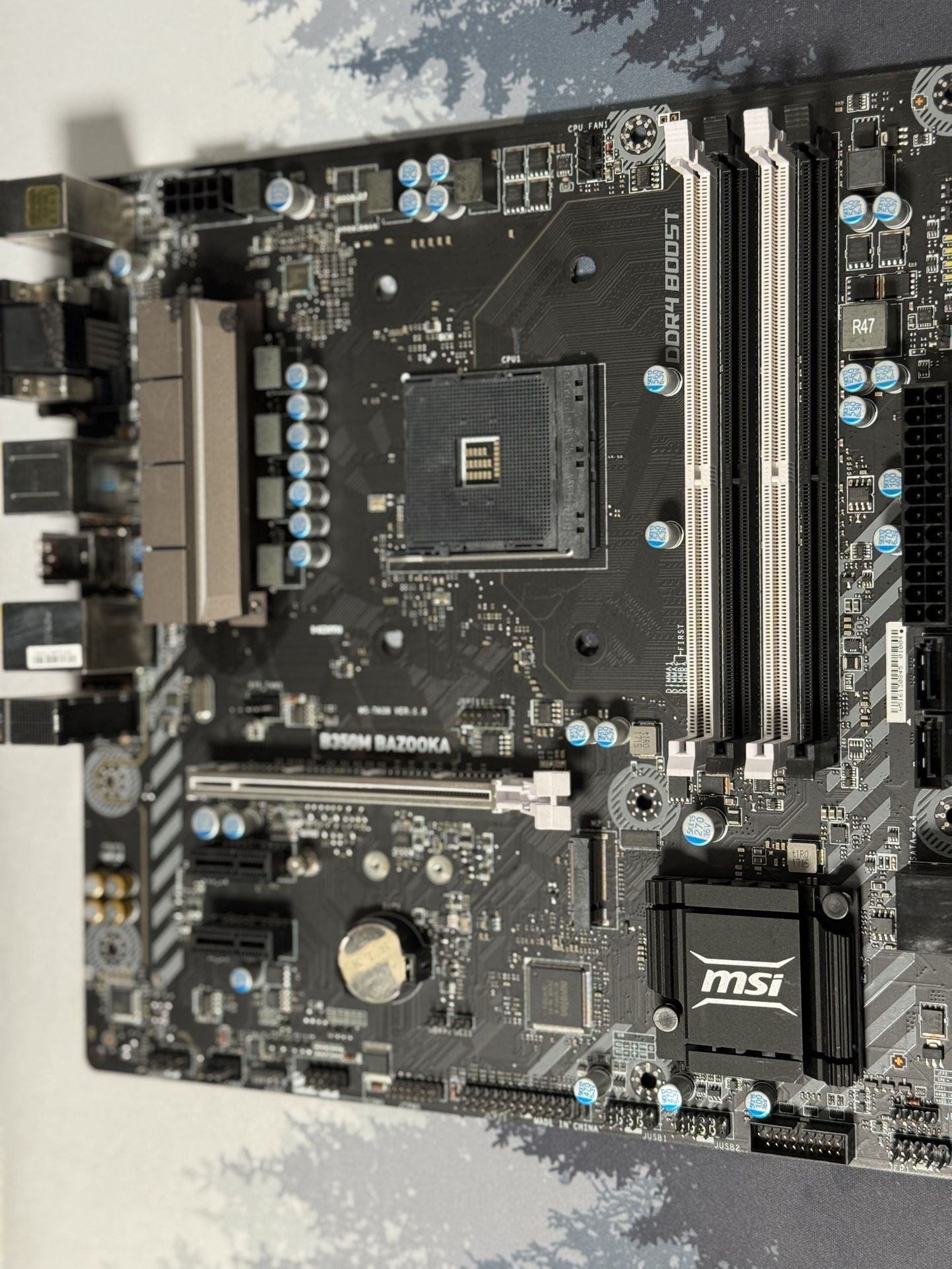 MSI B350M BAZOOKA AM4 AMD B350 USB 3.1 HDMI Micro ATX AMD Motherboard