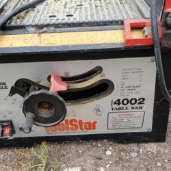 Table Saw ToolStar 4002 From Sears