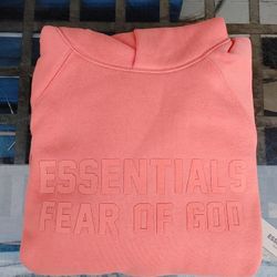 Essentials Pink Raglan Hoodie
