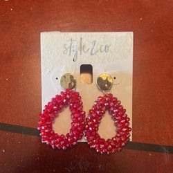 Red Earrings