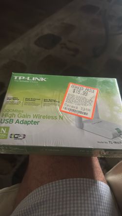 TP-LINK the reliable choice 300Mbps High Gain Wireless N USB Adapter NEW