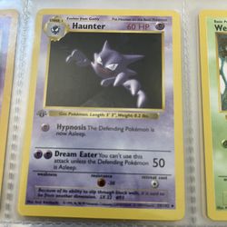 1st Edition Haunter 29/102 NM