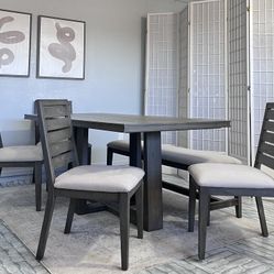 Grey Dining Table Set | Living Spaces 
