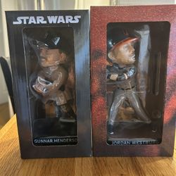 Gunnar Henderson and Westburg bobble heads