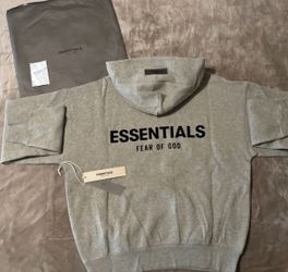 Essentials hoodie dark oat XL