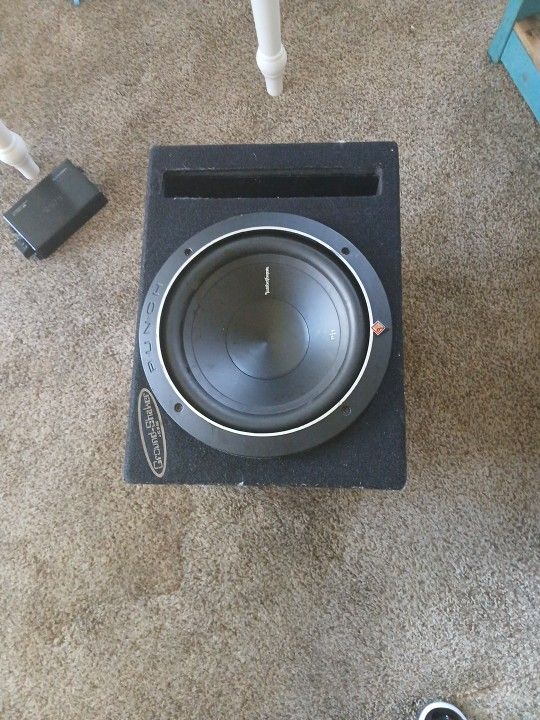 Rockford Fosgate 10" P1 In Groundshaker Box