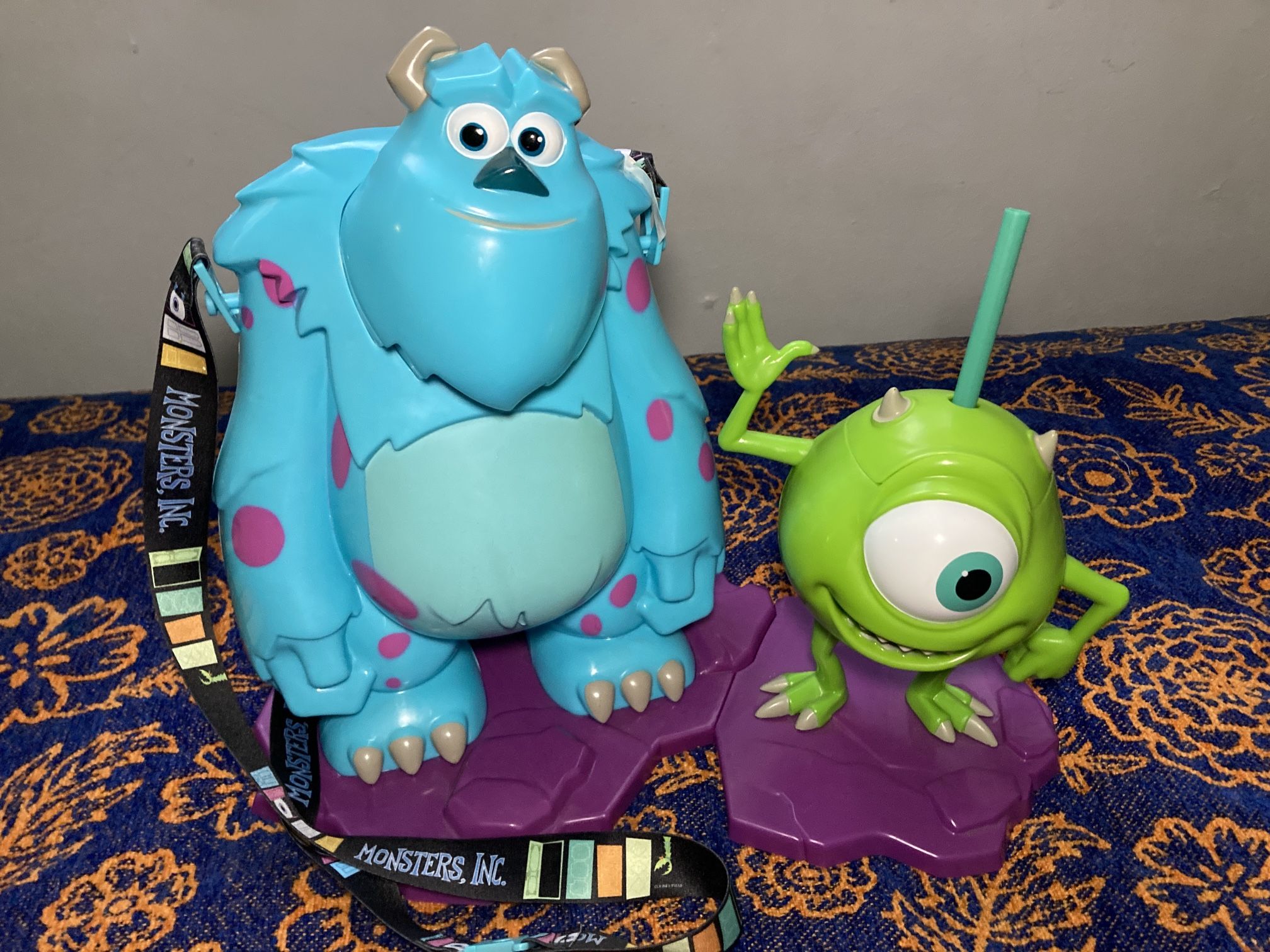 Monster’s Inc Disneyland Pixar Fest Popcorn Bucket and Sipper
