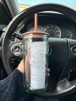 Starbucks Recycle Glass Cup