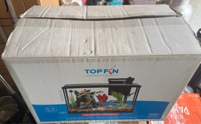 Top Fin 5.5 gallon aquarium starter kit