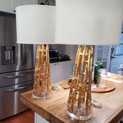 2 Mid Century Style Lamps