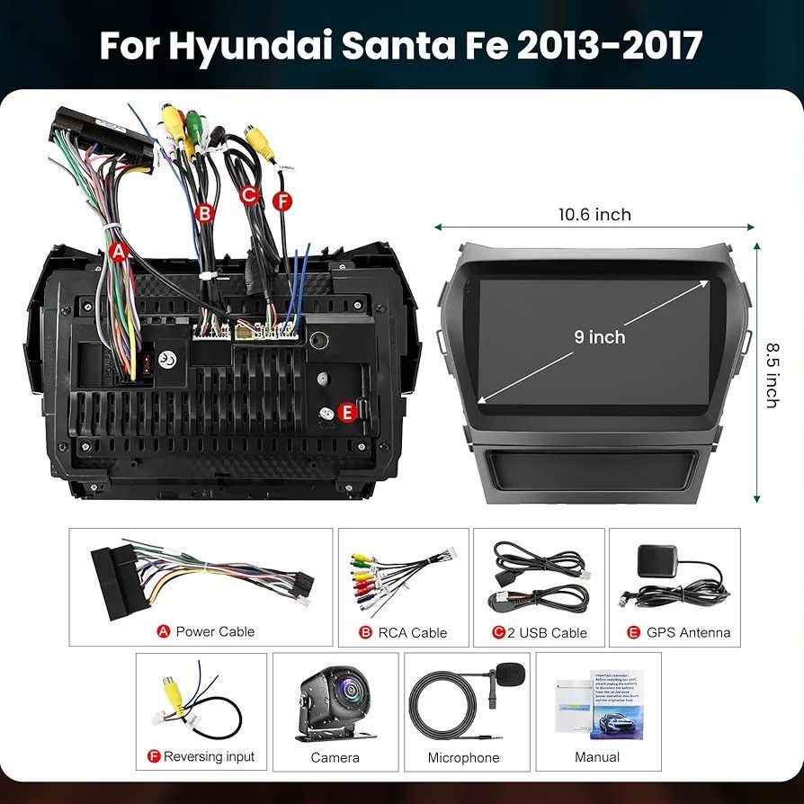 ZLINK5 Hyundai Santa Fe 2013-2017