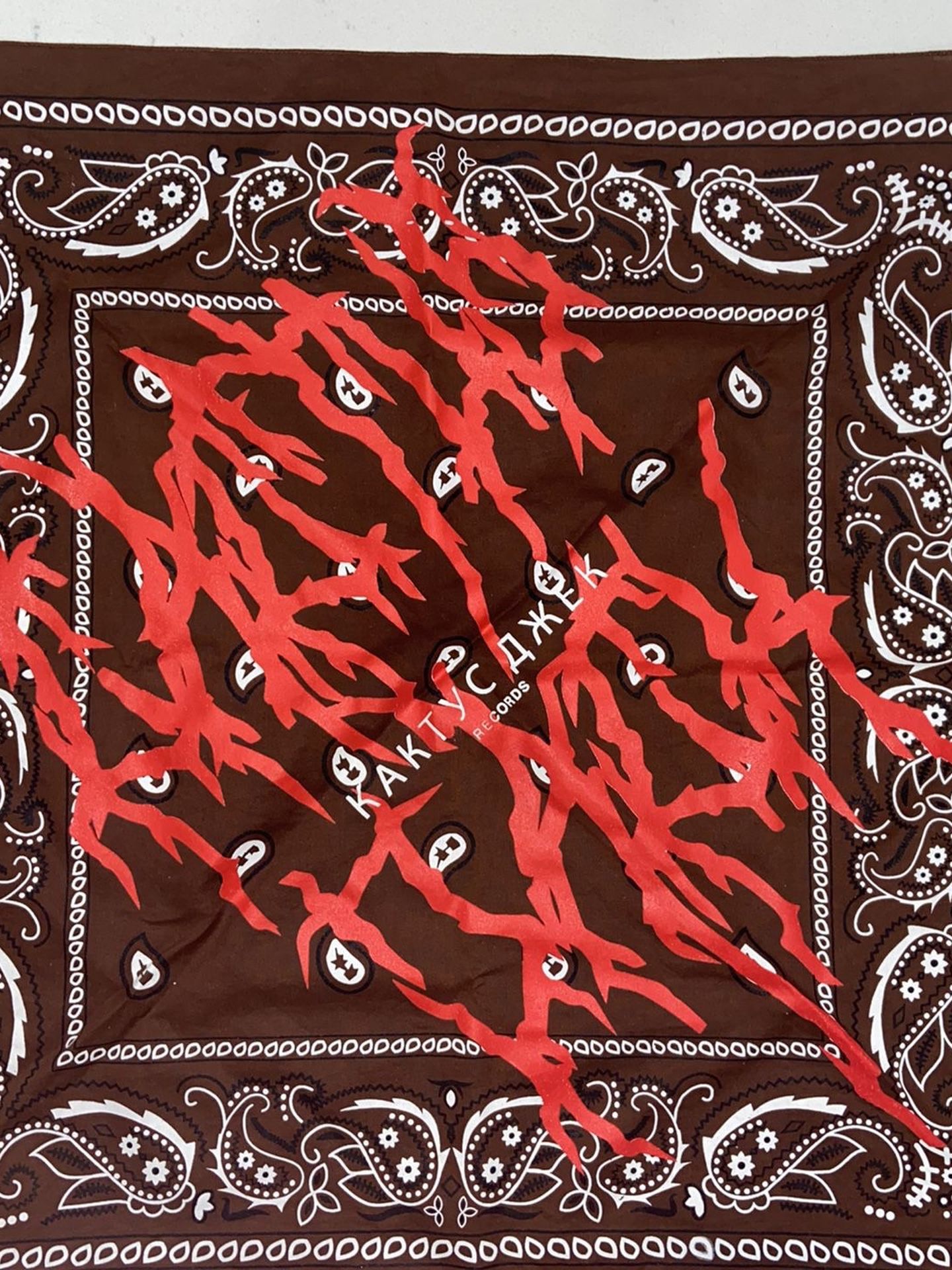 Travis Scott Brown Bandana