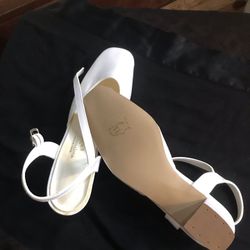 Wedding / Special occasion White Silk Shoe