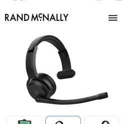 Near new Rand McNally safedryve Headset 