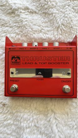 Palmer Thruster Lead & Top Booster guitar pedal