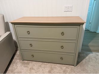 Sage green dresser