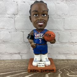 Allen Iverson Reebok McDonalds Bobblehead Doll - Blue Jersey