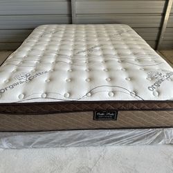 California King Size Organic Cloud Comfort Europillow Top Mattress 