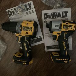 Dewalt drill and impact driver XR 20v new new 150$