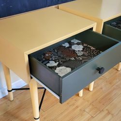 2 End Tables/Nightstands, Custom Refinished