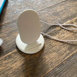 White Wireless Phone Charger