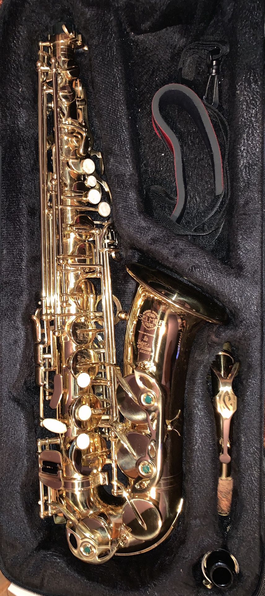 Henri selmer paris 80 super action serie II alto saxophone.