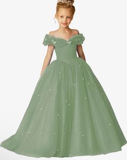 Flower Girl Dress 👗 Sage green size 6/8 yrs