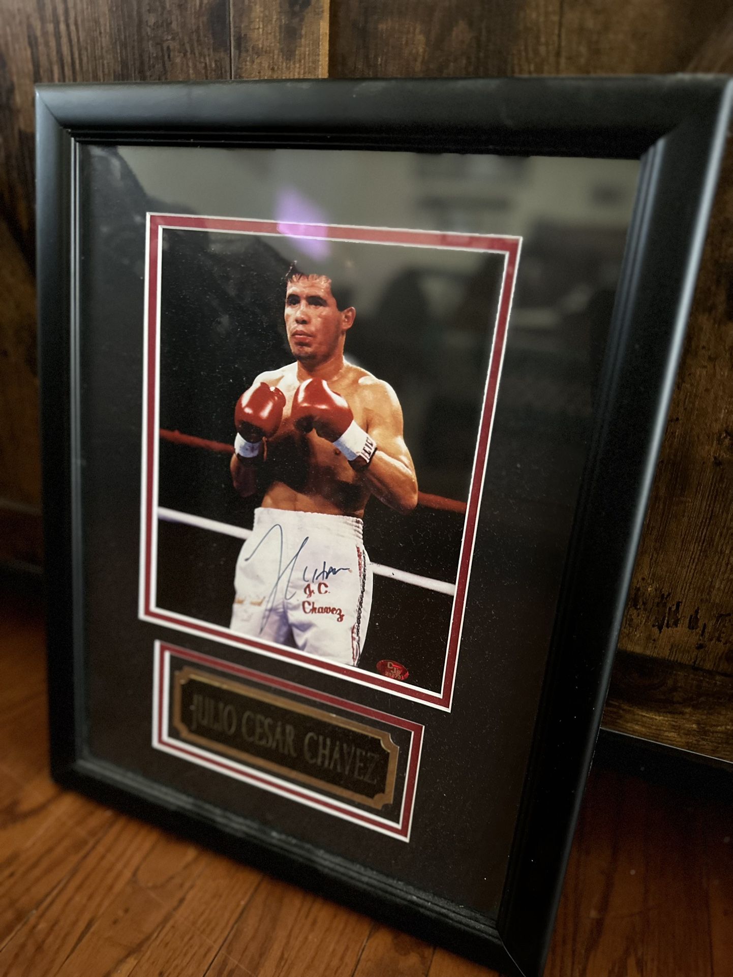 Julio Cesar Chavez Autographed