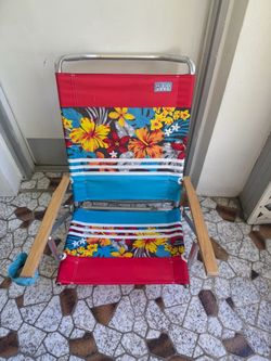 Rio Beach Folding Beach Chair Tropical Print