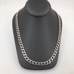 Silver Cuban Link Chain S925 62.5 Grs 