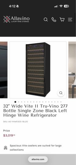 Allavino Vite II 277 Bottle Wine Refrigerator