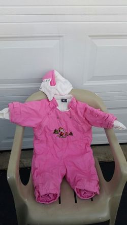 Girls Snow suit 4-6 months
