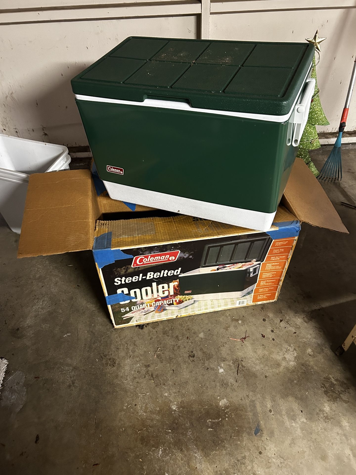Vintage Coleman Cooler New Never Used