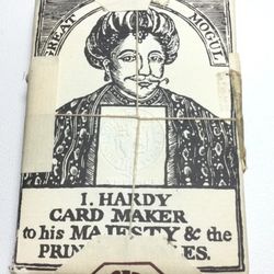 VINTAGE I. HARDY CARD MAKER TO HIS MAJESTY SEALED GREAT MOGUL PLAYING CARDS